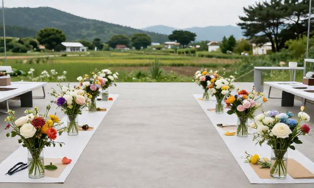 전주원데이클래스 관련 이미지 - 전주 원데이클래스 꽃 수업, 초보자도 가능한 스타일별 비교 분석